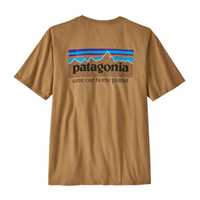 T-Shirt - Grayling Brown - Uomo - T-Shirt uomo Ms P-6 Organic T-Shirt  Patagonia