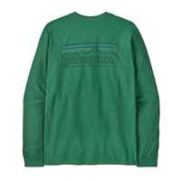 T-Shirt - Heartleaf Green - Uomo - Ms L/S P-6 Logo Responsibili-Tee  Patagonia