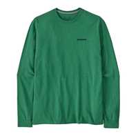 T-Shirt - Heartleaf Green - Uomo - Ms L/S P-6 Logo Responsibili-Tee  Patagonia