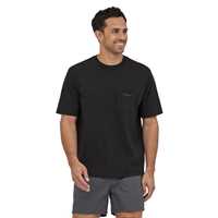 T-Shirt - Ink Black - Uomo - T-Shirt uomo Ms Boardshort Logo Pocket Responsibili-Tee  Patagonia