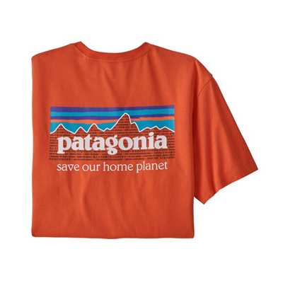 T-Shirt - Metric orange - Uomo - T-shirt uomo Ms P-6 Mission Regenerative Organic Cotton T-Shirt  Patagonia