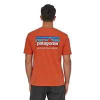 T-Shirt - Metric orange - Uomo - T-Shirt uomo Ms P-6 Organic T-Shirt  Patagonia