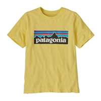 T-Shirt - Milled Yellow - Bambino - T-Shirt ragazzo Kids P-6 Logo T-Shirt  Patagonia