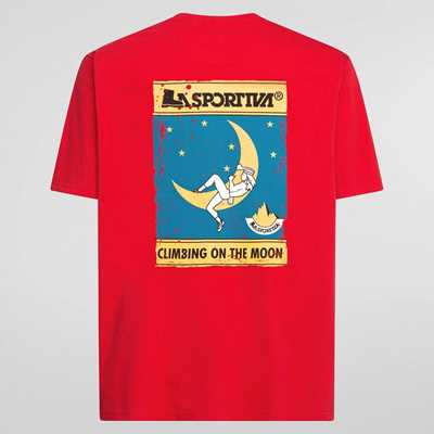 T-Shirt - Mountain Red - Uomo - Moon Climb T-Shirt M  La Sportiva