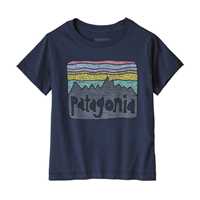 T-Shirt - Neo navy - Bambino - T-Shirt Baby Fitz Roy Skies  Patagonia