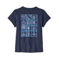T-Shirt - Neo navy - Donna - T-Shirt Donna Womenss How To Change Responsibili-Tee  Patagonia