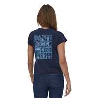 T-Shirt - Neo navy - Donna - T-Shirt Donna Womenss How To Change Responsibili-Tee  Patagonia