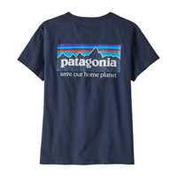T-Shirt - Neo navy - Donna - T-Shirt donna Ws P-6 Mission Organic T-Shirt Cotone Patagonia