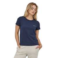 T-Shirt - Neo navy - Donna - T-Shirt donna Ws P-6 Mission Organic T-Shirt Cotone Patagonia