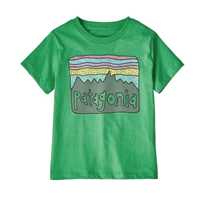 T-Shirt - Nettle Green - Bambino - Baby Fitz Roy Skies Organic T-Shirt  Patagonia