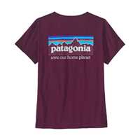 T-Shirt - Night Plum - Donna - T-Shirt donna Ws P-6 Mission Organic T-Shirt Cotone Patagonia