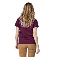 T-Shirt - Night Plum - Donna - T-Shirt donna Ws P-6 Mission Organic T-Shirt Cotone Patagonia