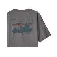 T-Shirt - Noble grey - Uomo - T-Shirt uomo Ms 73 Skyline Organic T-Shirt  Patagonia