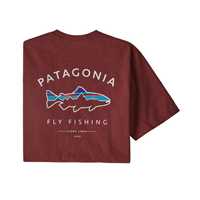 T-Shirt - Oxide Red - Uomo - Ms Framed Fitz Roy Trout Responsabili-tee  Patagonia