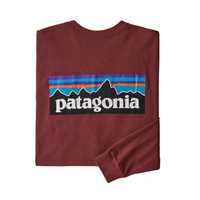 T-Shirt - Oxide Red - Uomo - MsLong-sleeved P-6 Logo Responsibili-Tee  Patagonia