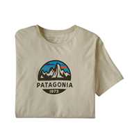 T-Shirt - Oyster white - Uomo - T-shirt uomo Ms Fitz Roy Scope Organic T-Shirt  Patagonia