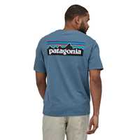 T-Shirt - Pigeon blue - Uomo - Ms P-6 Logo Organic T-Shirt  Patagonia