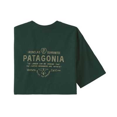 T-Shirt - Pinyon green - Uomo - T-Shirt uomo Ms Forge Mark Responsibili-Tee  Patagonia