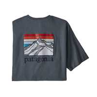 T-Shirt - Plume grey - Uomo - Ms Line Logo Ridge Pocket Responsabili-Teec  Patagonia