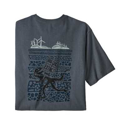 T-Shirt - Plume grey - Uomo - T-Shirt Uomo Big Oil is Extinct Responsabili-Tee  Patagonia