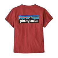 T-Shirt - Potters Red - Donna - Ws P-6 Logo Responsibili-Tee  Patagonia