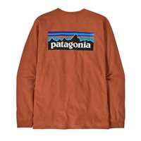 T-Shirt - Redtail Rust - Uomo - Ms L/S P-6 Logo Responsibili-Tee  Patagonia