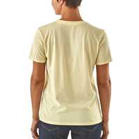 T-Shirt - Resin yellow - Donna - Ws Pastel P-6 Logo Organic Crew T-Shirt  Patagonia