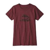 T-Shirt - Rocky Red - Donna - Ws Live Simply Trailer Responsibili-Tee  Patagonia