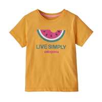 T-Shirt - Saffron - Bambino - Baby Live Simply Organic T-Shirt  Patagonia
