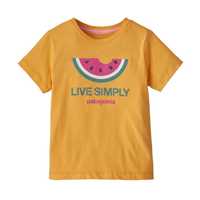 T-Shirt - Saffron - Bambino - T-Shirt Baby Live Simply Organic T-Shirt  Patagonia
