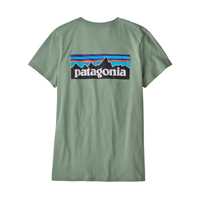 T-Shirt - Sedge green - Donna - Ws P6 Logo Organic Crew T-Shirt  Patagonia