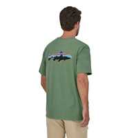 T-Shirt - Sedge green - Uomo - Ms Fitz Roy Fish Organic T-Shirt  Patagonia