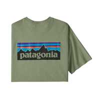 T-Shirt - Sedge green - Uomo - T-shirt uomo Ms P-6 Logo Responsibili-Tee  Patagonia