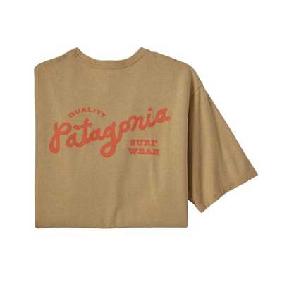 T-Shirt - Sespe tan - Uomo - T-shirt uomo Ms Quality Surf Pocket Responsibili-Tee  Patagonia