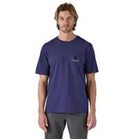 T-Shirt - Solstice Purple - Uomo - Ms Chouinard Crest Pocket Responsibili-Tee  Patagonia