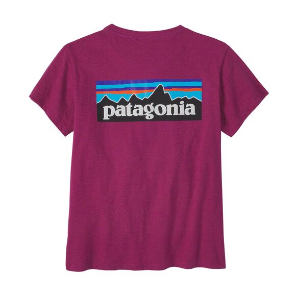 Patagonia Women's P-6 Logo Organic Cotton Crew T-Shirt