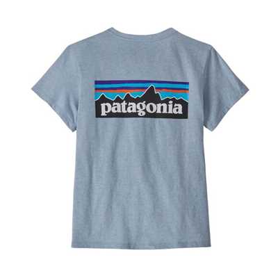 T-Shirt - Steam blue - Donna - T-Shirt donna Ws P-6  Logo Responsibili-Tee  Patagonia