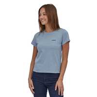 T-Shirt - Steam blue - Donna - T-Shirt donna Ws P-6 Logo Responsibili-Tee  Patagonia