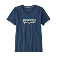 T-Shirt - Stone blue - Donna - T-Shirt Donna Ws Pastel P-6 Logo Organic Crew  Patagonia