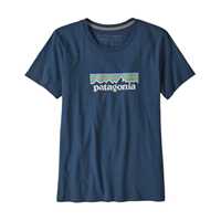 T-Shirt - Stone blue - Donna - T-Shirt Donna Ws Pastel P-6 Logo Organic Crew  Patagonia