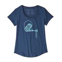 T-Shirt - Stone blue - Donna - Ws Eat Local Rain Can Organic Scoop T-Shirt  Patagonia
