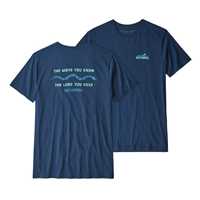 T-Shirt - Stone blue - Uomo - Ms The Less You Need Organic T-Shirt  Patagonia