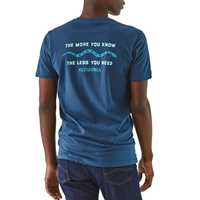 T-Shirt - Stone blue - Uomo - Ms The Less You Need Organic T-Shirt  Patagonia