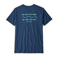 T-Shirt - Stone blue - Uomo - Ms The Less You Need Organic T-Shirt  Patagonia