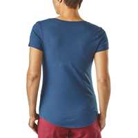 T-Shirt - Stone Blue w - Donna - T-Shirt Donna Ws Flying Fish Organic Scoop T-Shirt  Patagonia