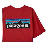 T-Shirt - Sumac red - Uomo - T-Shirt uomo Ms P-6 Logo Responsibili-Tee  Patagonia
