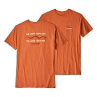 T-Shirt - Sunset orange - Uomo - Ms The Less You Need Organic T-Shirt  Patagonia