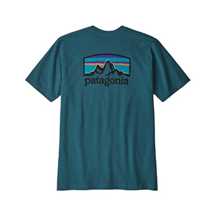 T-Shirt - Tasmanian teal - Uomo - MS Fitz Roy Horizons Responsabili-Tee  Patagonia