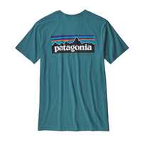 T-Shirt - Tasmanian teal - Uomo - Ms P-6 Logo Organic T-Shirt  Patagonia