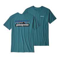 T-Shirt - Tasmanian teal - Uomo - Ms P-6 Logo Organic T-Shirt  Patagonia